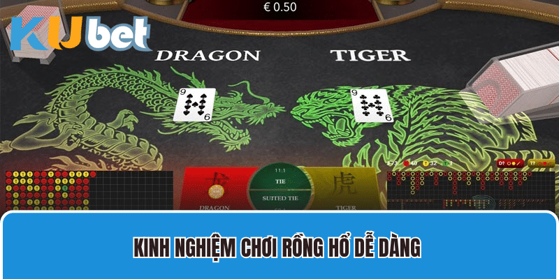 Kinh nghiệm chơi rồng hổ Kubet dễ dàng là gì?