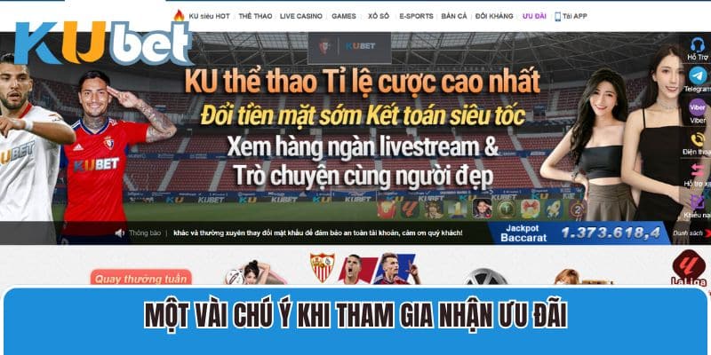 Một vài chú ý khi tham gia nhận ưu đãi