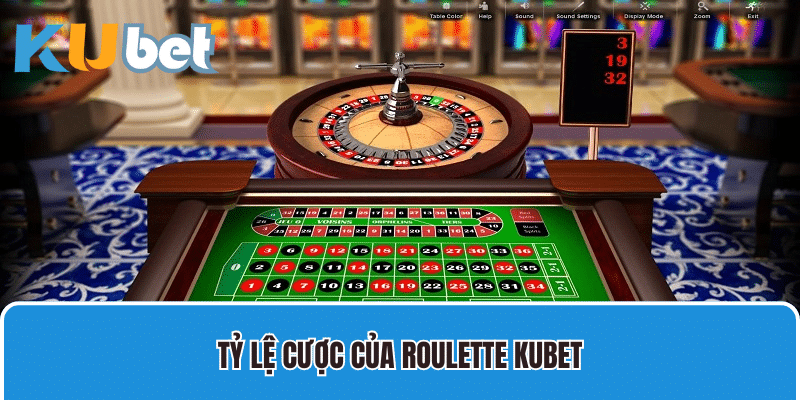 Tỷ lệ cược của Roulette Kubet